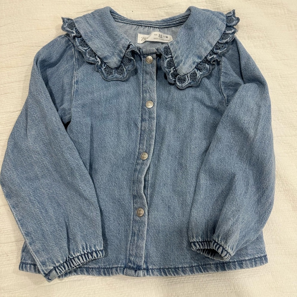 Zara denim shirt